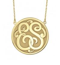 Classic Two Initial Recessed Monogram 30mm