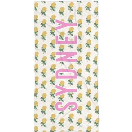 Clairebella Kyra Beach Towel Yellow  Home & Garden > Linens & Bedding > Towels > Beach Towels