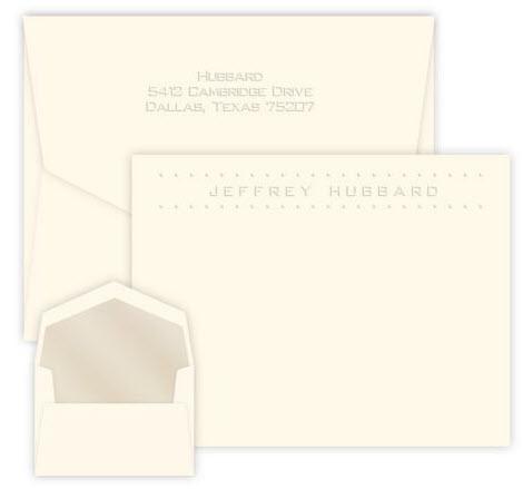 Embossed Graphics Marquee Correspondence Card  Office Supplies > General Supplies > Paper Products > Stationery
