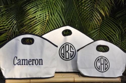  Monogrammed GG Canvas Tote Bag Three Sizes  Apparel & Accessories > Handbags > Tote Handbags